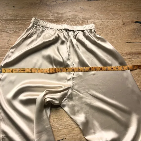 Real silk pajama lounge pants size M/L price firm