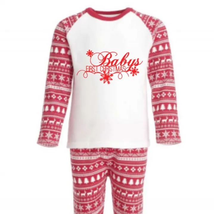 Red Pajamas Set - Why not Personalise me!