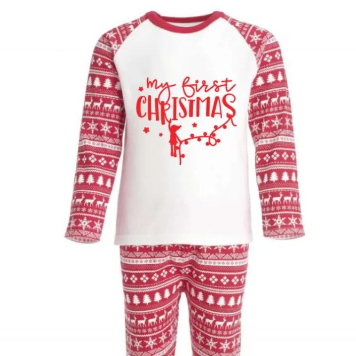 Red Pajamas Set - Why not Personalise me!