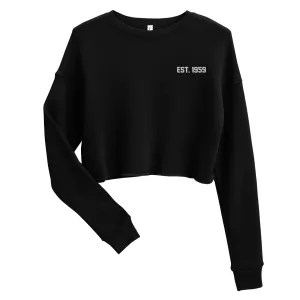 Retro Ski Alaska Crop Sweatshirt