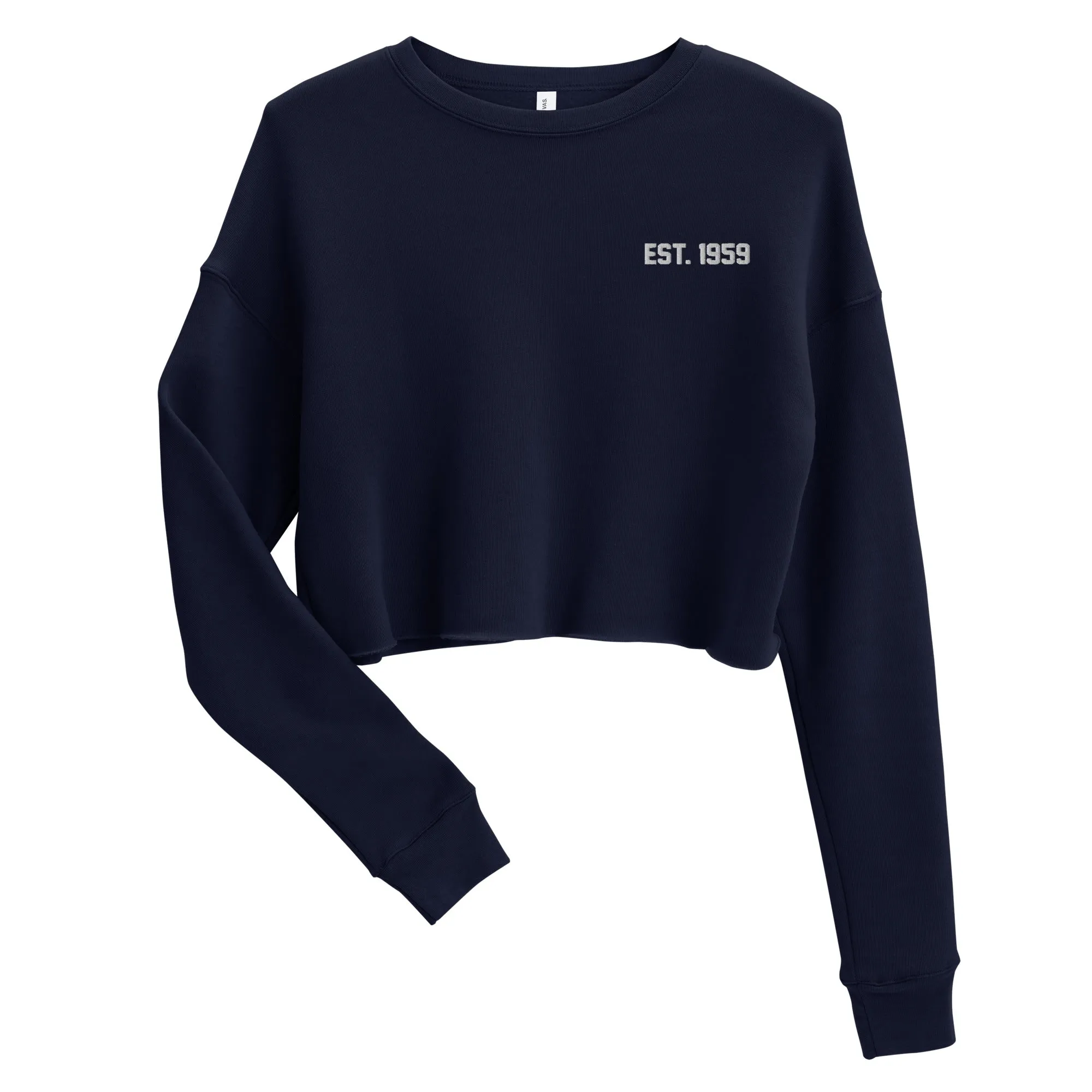 Retro Ski Alaska Crop Sweatshirt