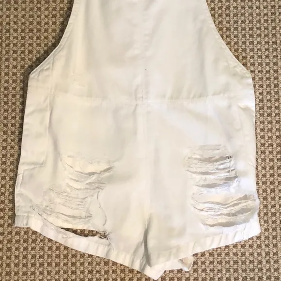 Rumor Boutique White Overalls