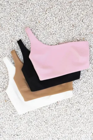 Sand Skin One Shoulder (Pale Pink)