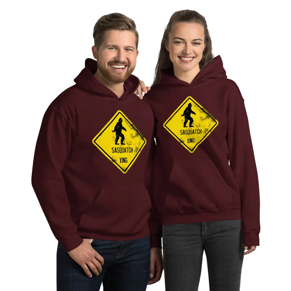 Sasquatch Crossing Unisex Hoodie