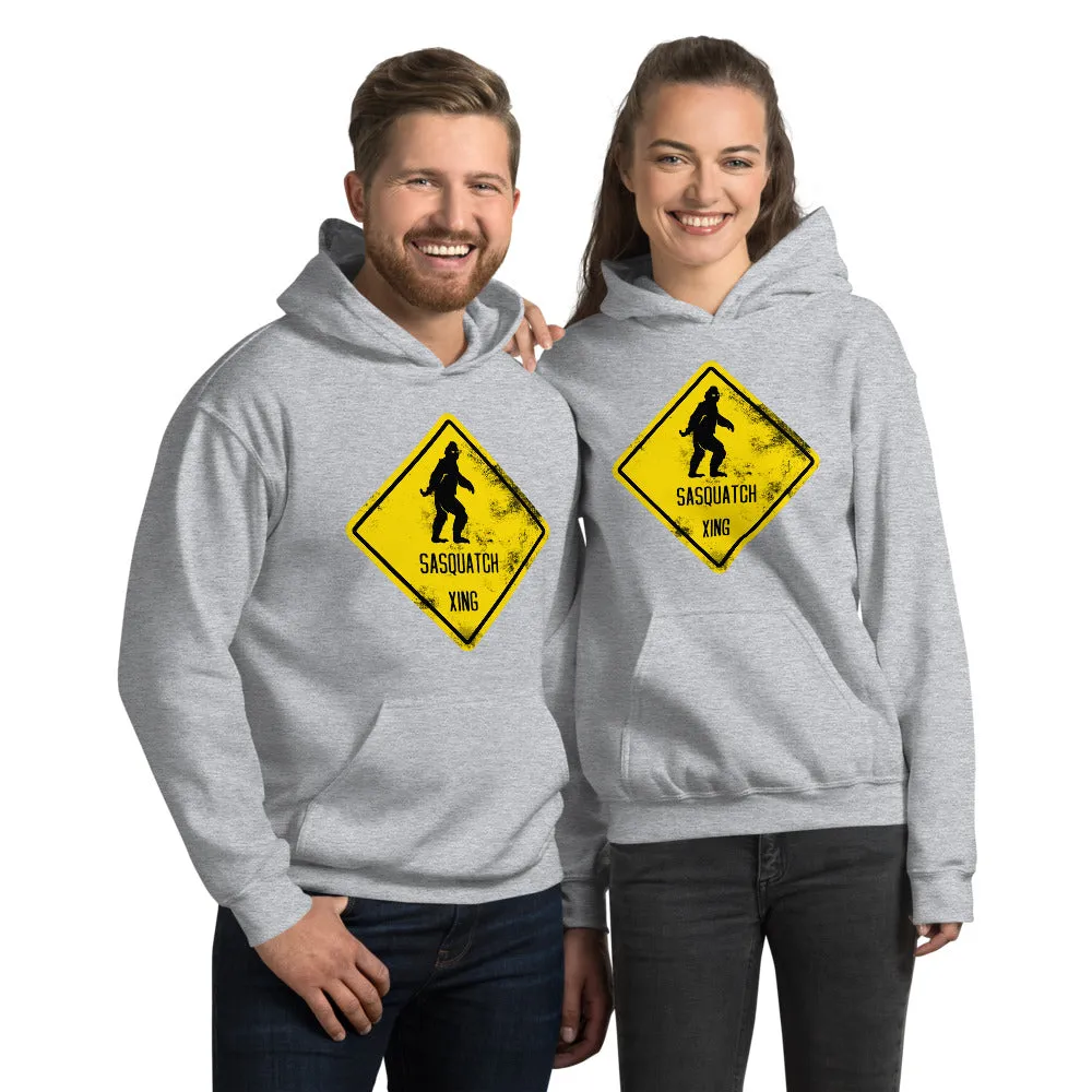 Sasquatch Crossing Unisex Hoodie