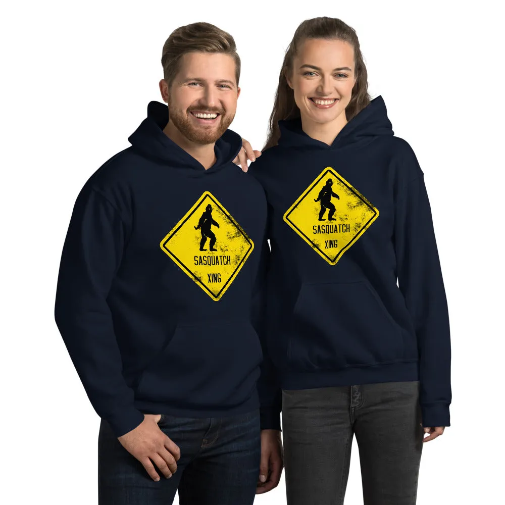 Sasquatch Crossing Unisex Hoodie