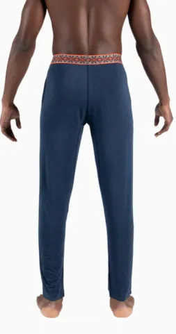 Saxx Sleepwalker Ballpark Pant-Navy Heather/Sweater WB