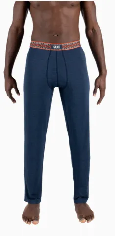 Saxx Sleepwalker Ballpark Pant-Navy Heather/Sweater WB