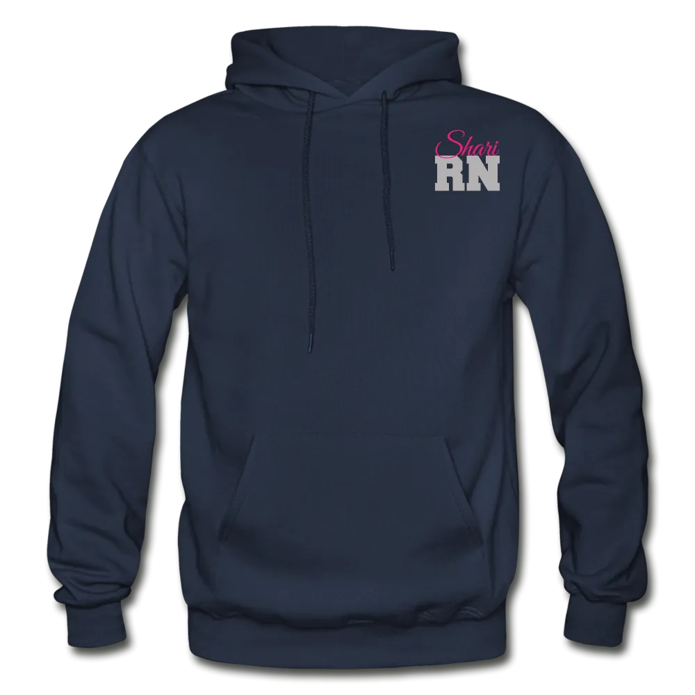 Shari RN Nurse Flag Gildan Heavy Blend Adult Hoodie