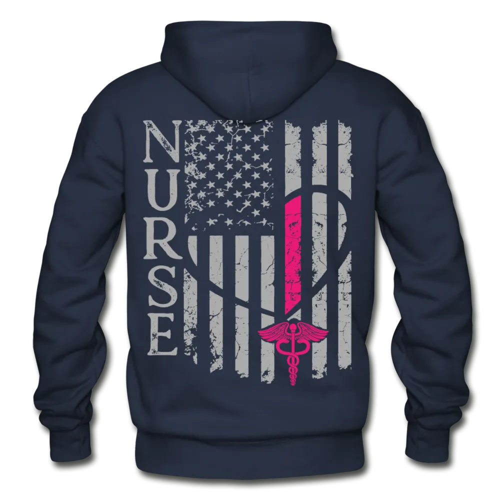 Shari RN Nurse Flag Gildan Heavy Blend Adult Hoodie
