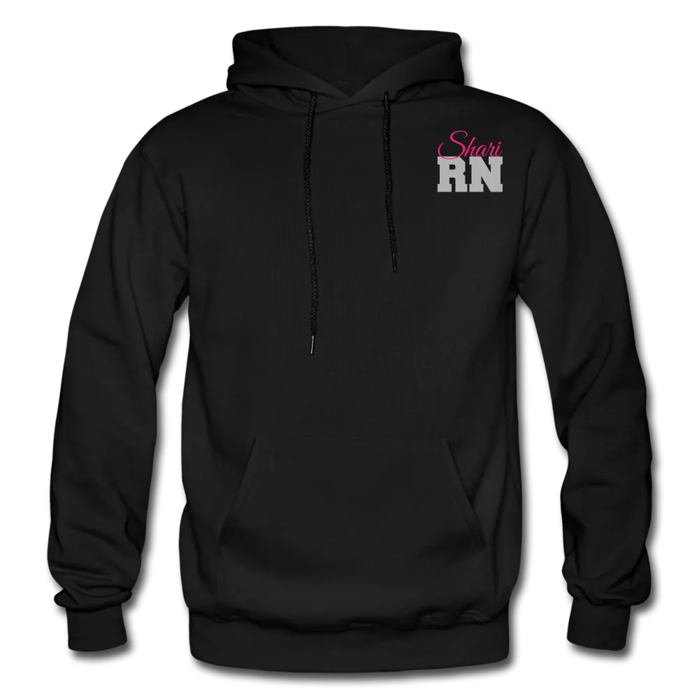Shari RN Nurse Flag Gildan Heavy Blend Adult Hoodie