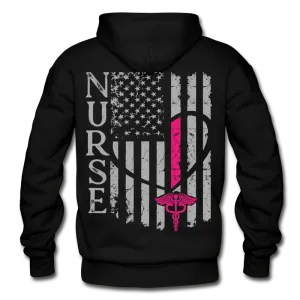 Shari RN Nurse Flag Gildan Heavy Blend Adult Hoodie