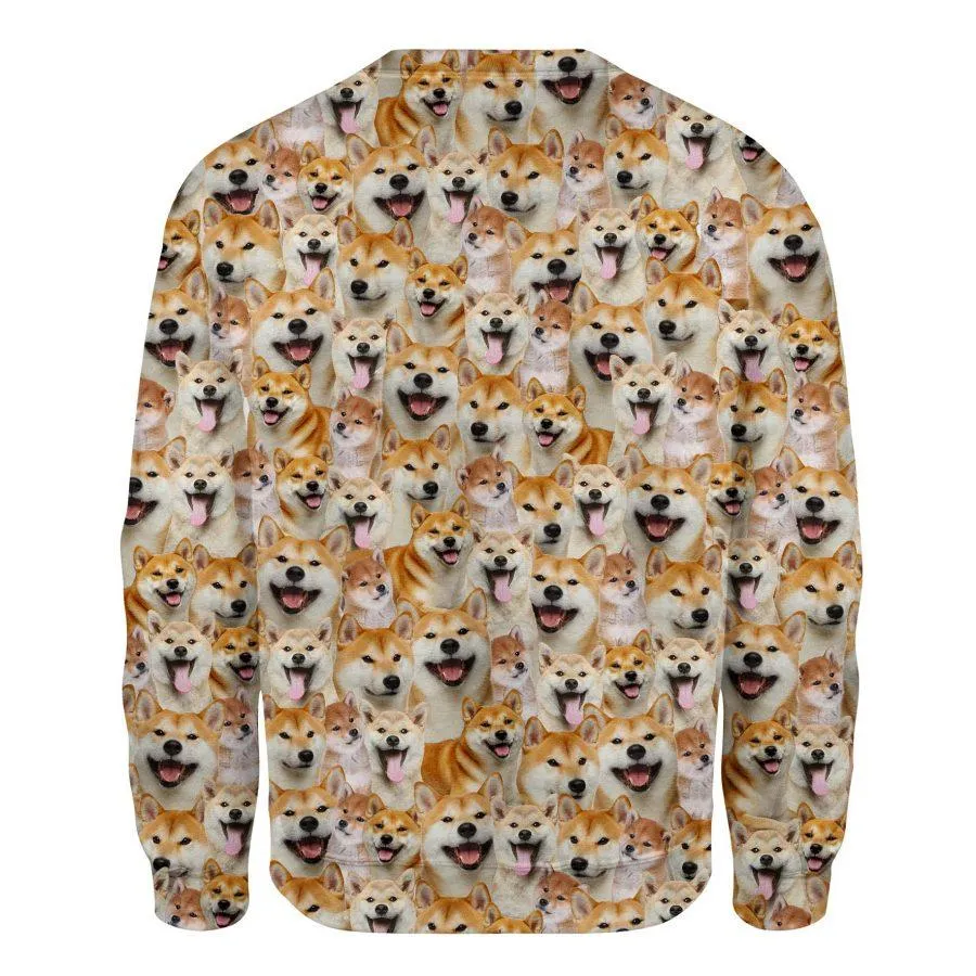 Shiba Inu - Full Face - Premium Sweatshirt