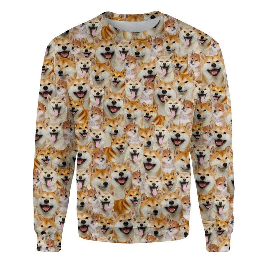 Shiba Inu - Full Face - Premium Sweatshirt