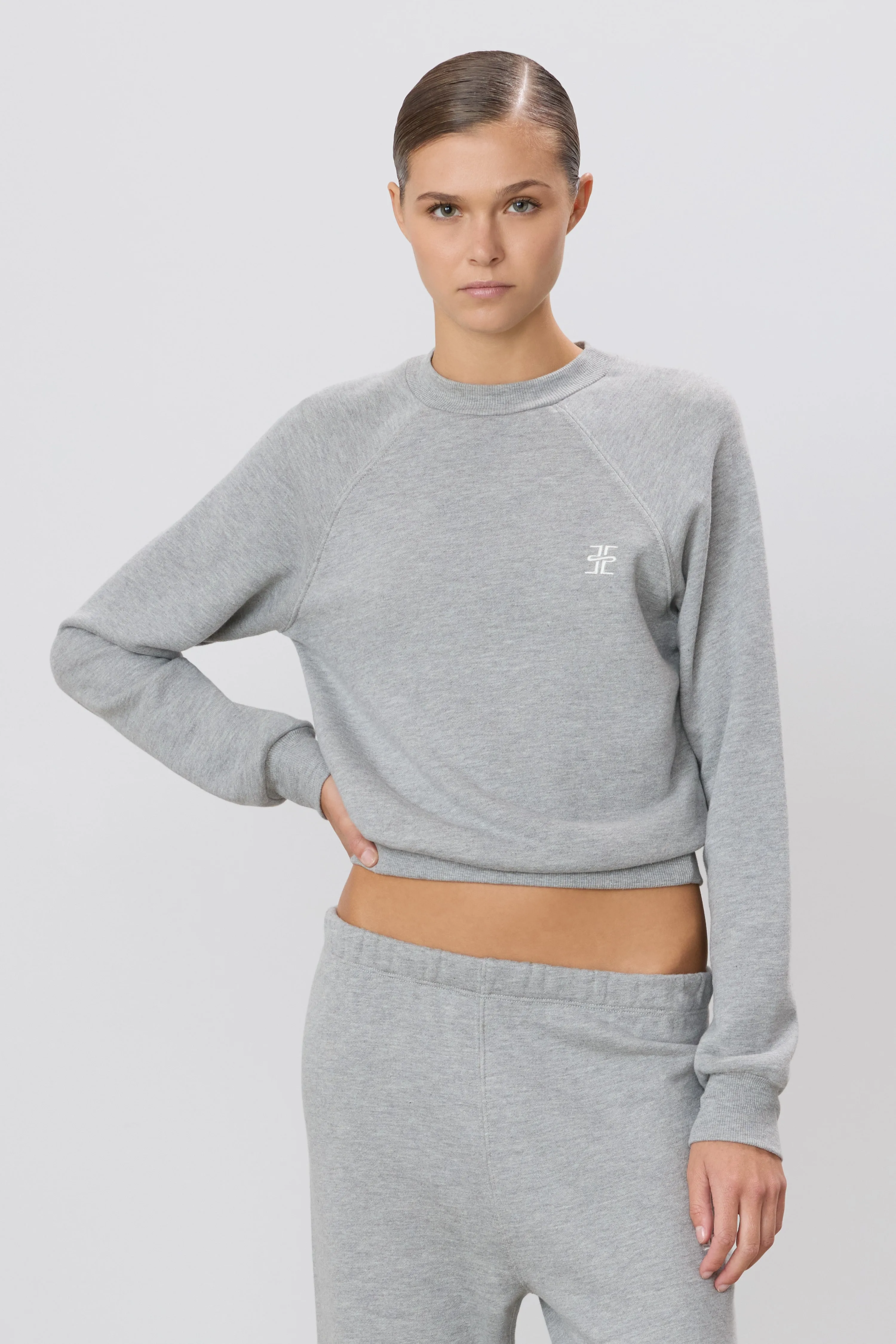 Shrunken Raglan Sweatshirt