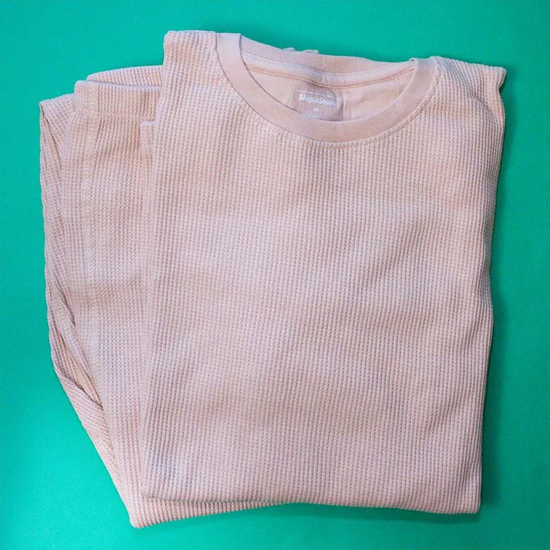 Slugs & Snails Adult Waffle Cotton Set - Leopard Beige (Only 2 left! XL)