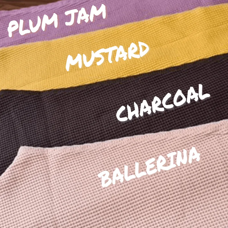 Slugs & Snails Adult Waffle Cotton Set - PLUM JAM PURPLE