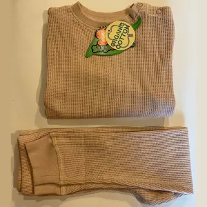 Slugs & Snails Leopard Beige Kids Waffle Cotton Set