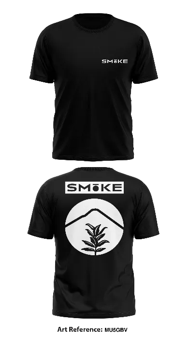 SMoKe Cigar Lounge Core Men's SS Performance Tee - Mu5GBv
