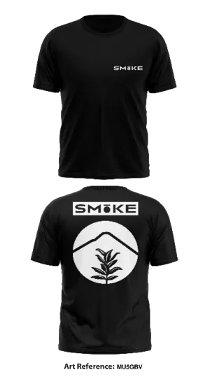SMoKe Cigar Lounge Core Men's SS Performance Tee - Mu5GBv