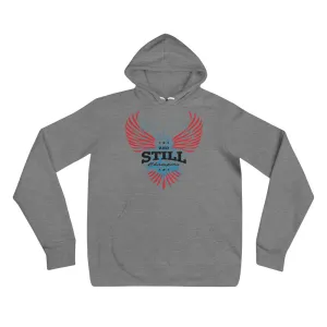 Soaring Champion in black lettering women's pull-over hoodie