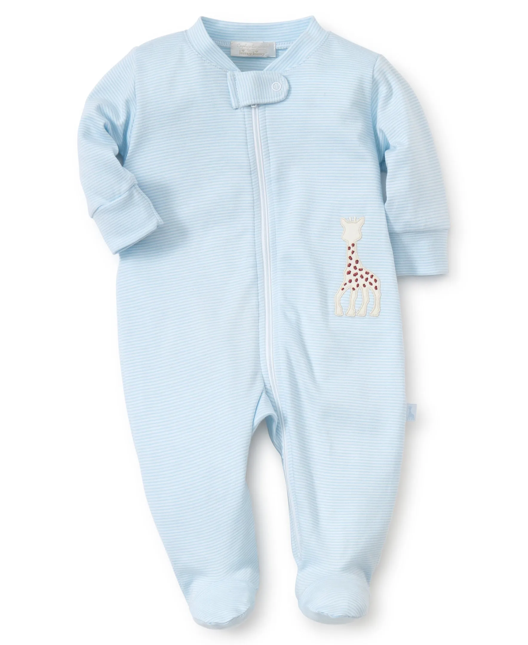 Sophie Pajamas Stripe Footie w Zipper