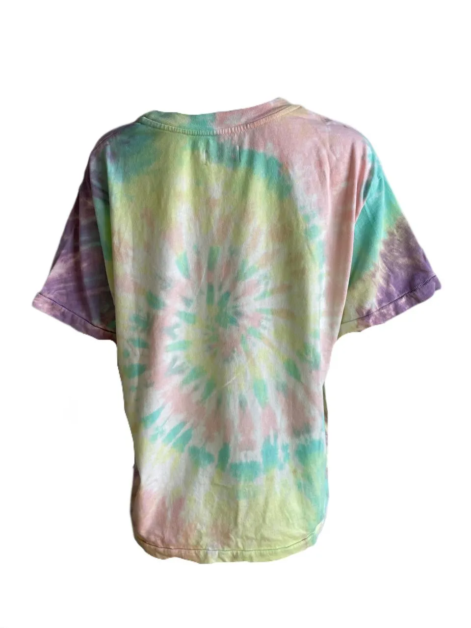 SPRWMN Women's Rainbow Relaxed Fit Lounge T-Shirt Size M NWOT