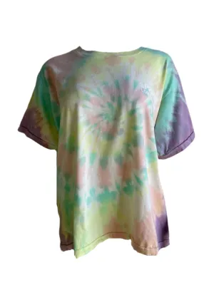 SPRWMN Women's Rainbow Relaxed Fit Lounge T-Shirt Size M NWOT