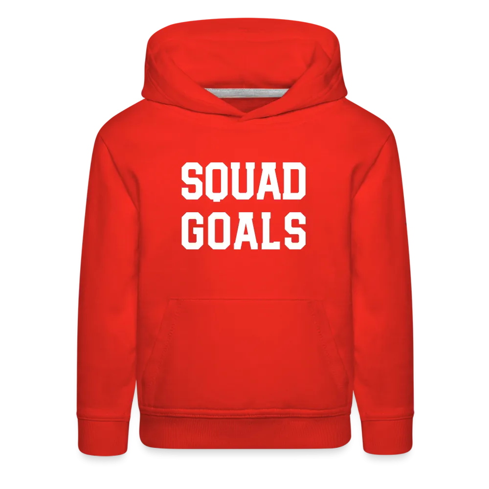 SQUAD GOALS Kids‘ Premium Hoodie