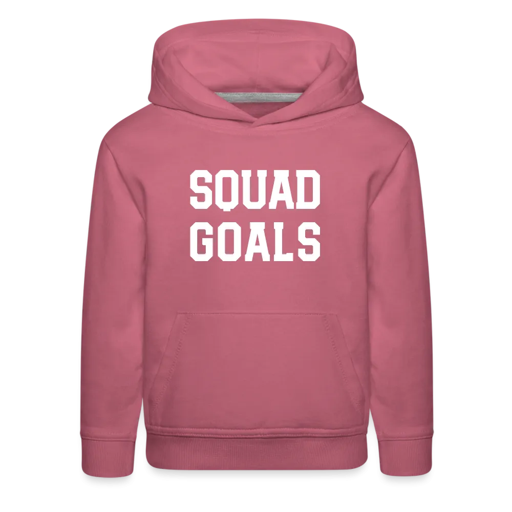 SQUAD GOALS Kids‘ Premium Hoodie