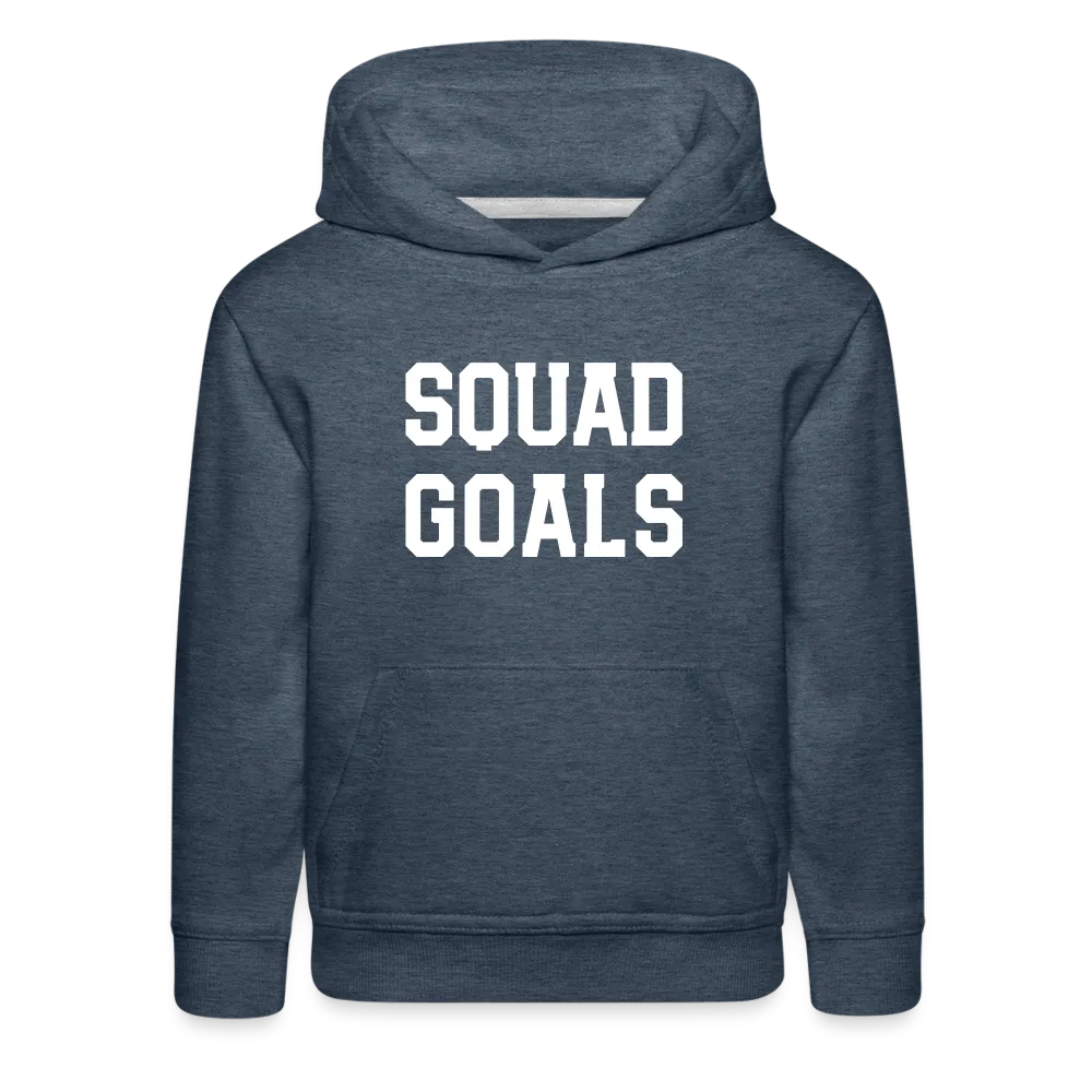 SQUAD GOALS Kids‘ Premium Hoodie