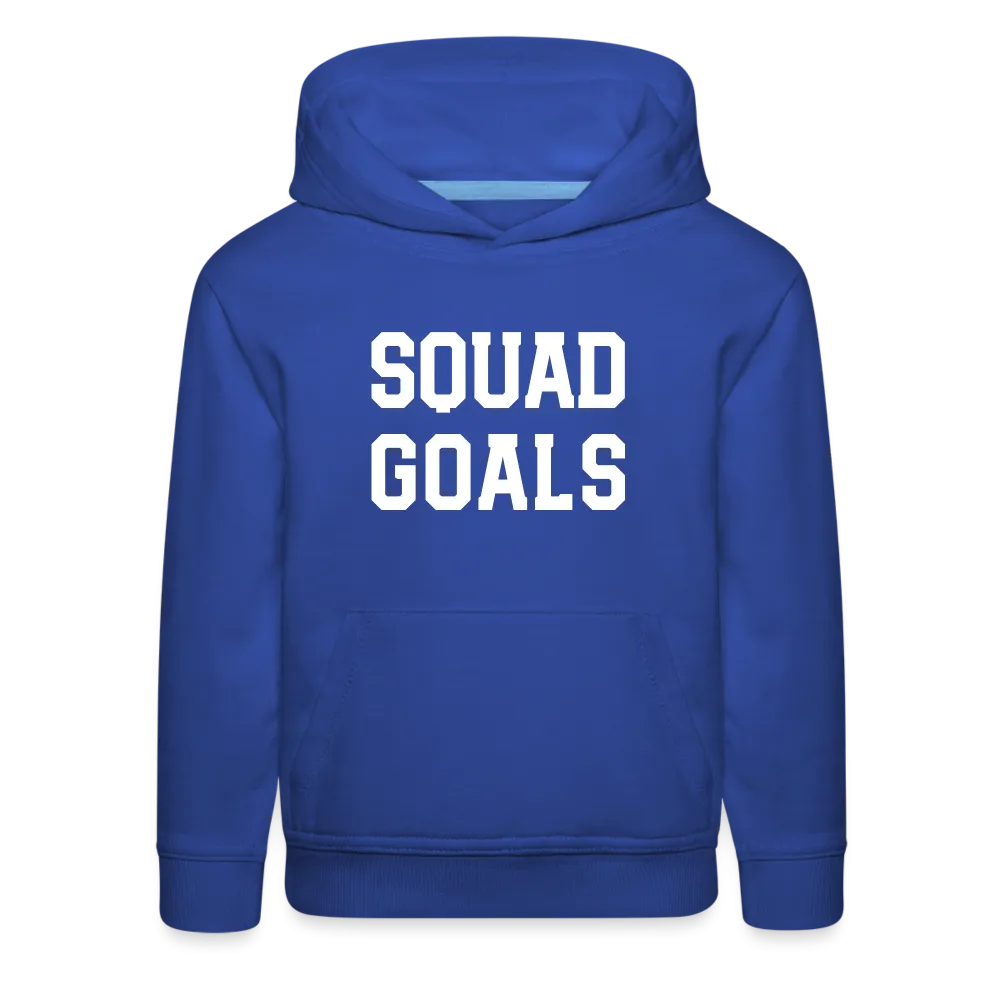 SQUAD GOALS Kids‘ Premium Hoodie