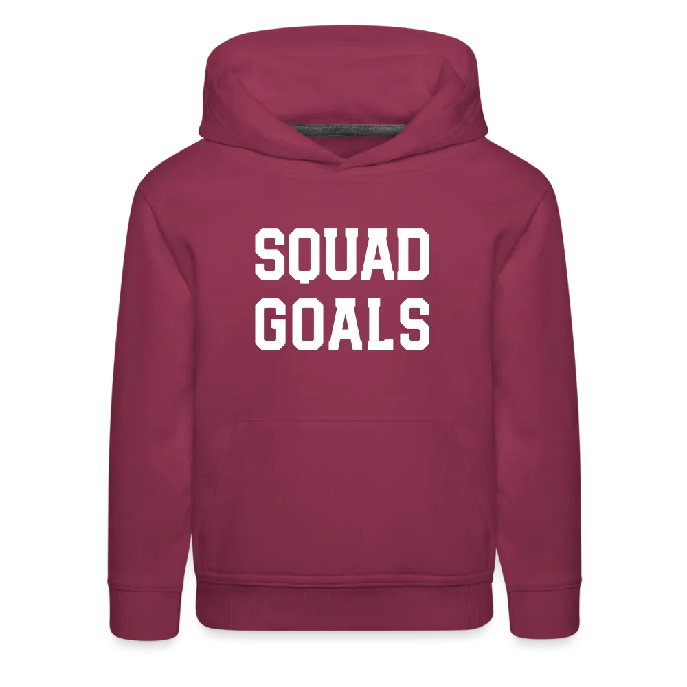 SQUAD GOALS Kids‘ Premium Hoodie