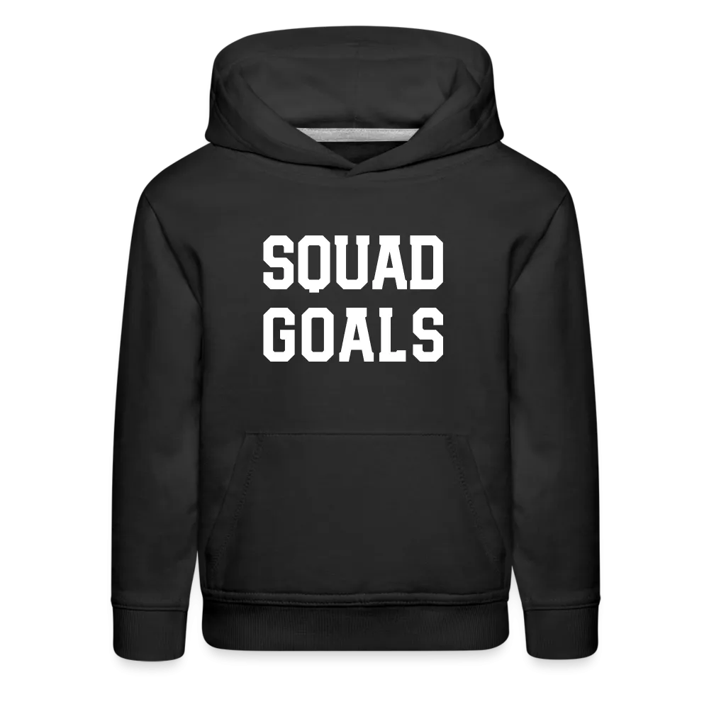 SQUAD GOALS Kids‘ Premium Hoodie