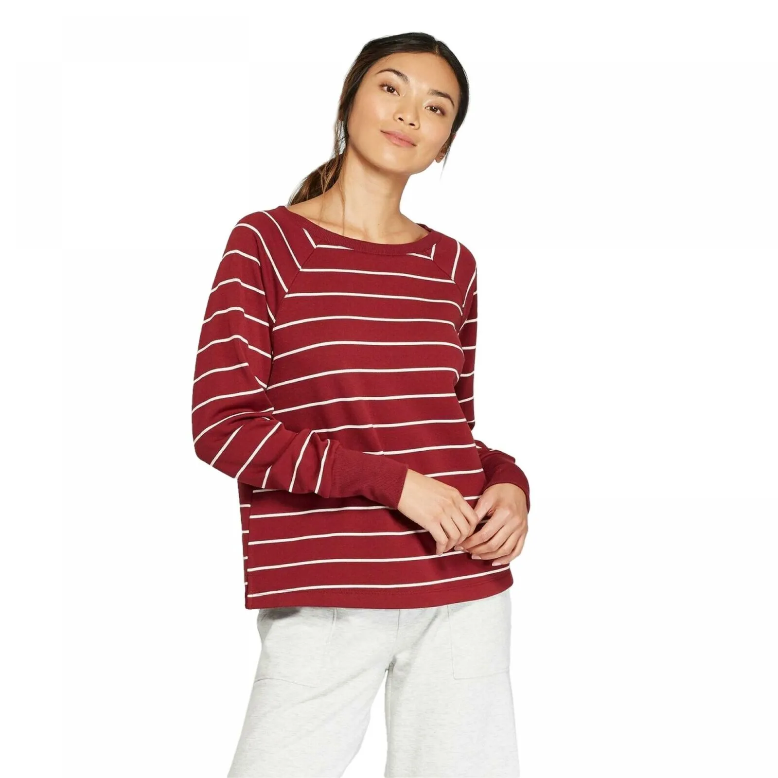 Stars Above Women's Beautifully Soft Fleece Lounge Sweatshirt