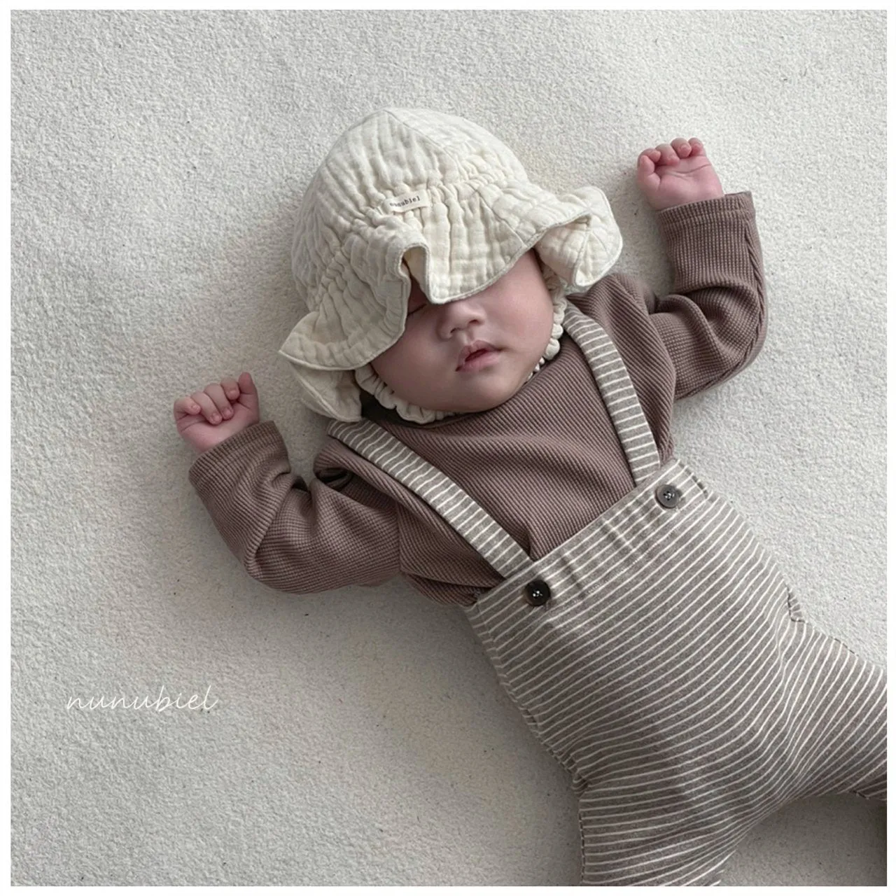 Striped Baby Overalls, 2 Colours