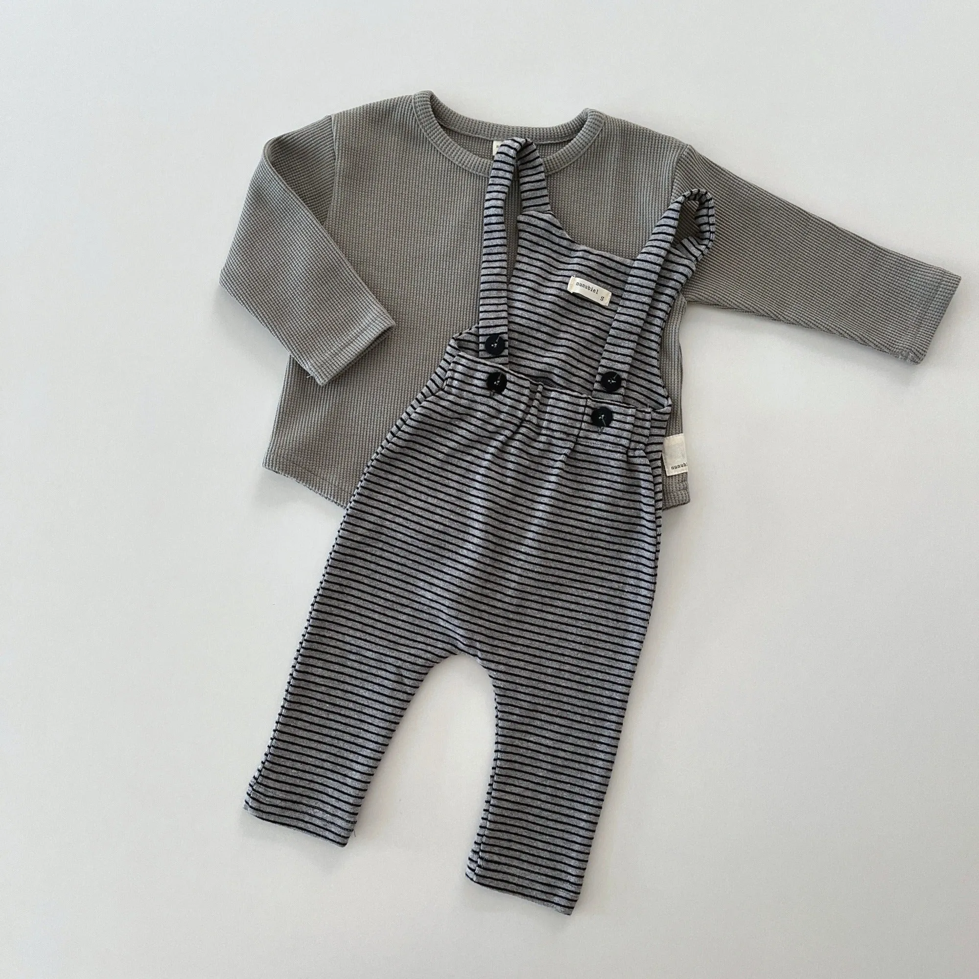 Striped Baby Overalls, 2 Colours