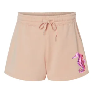 Sunrise Shorts - Pink Seahorse