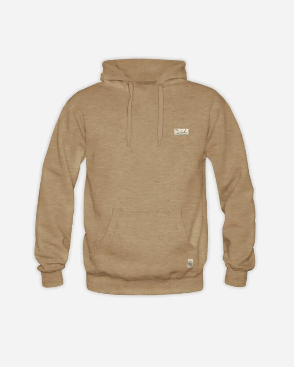 SUNSIGN2 PATCH TVÆRS MEN’S HOODIE - TOBACCO
