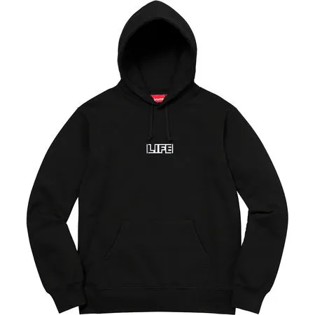Supreme Gilbert & George Life Hoodie- Black