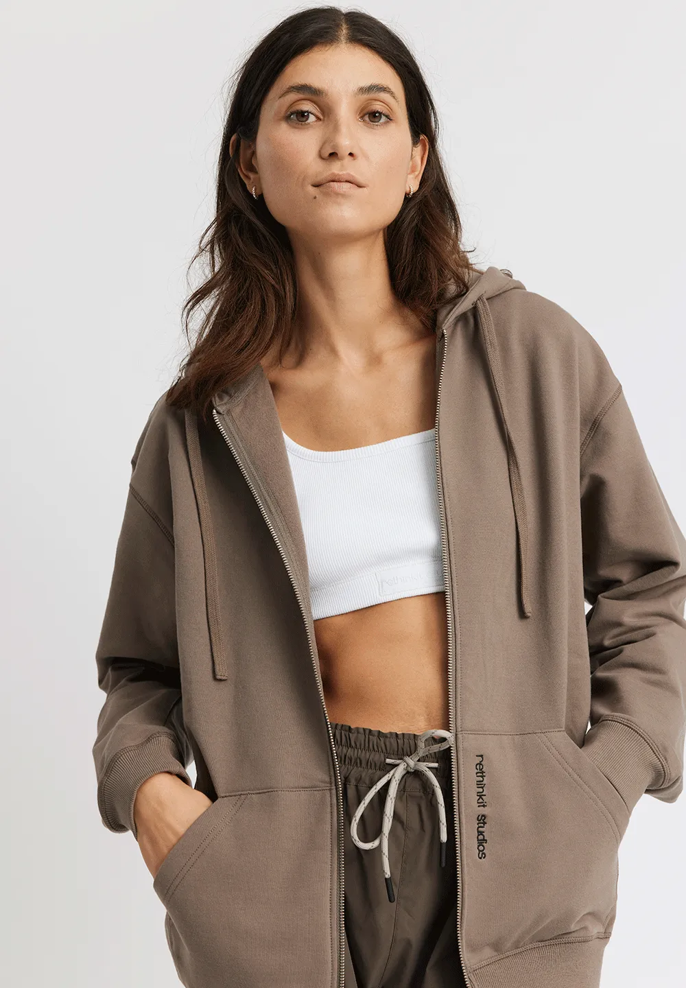 Sweat zip hoodie unisex - falcon