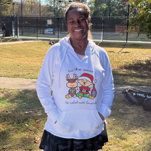Tis The Season Tennis Hoodie