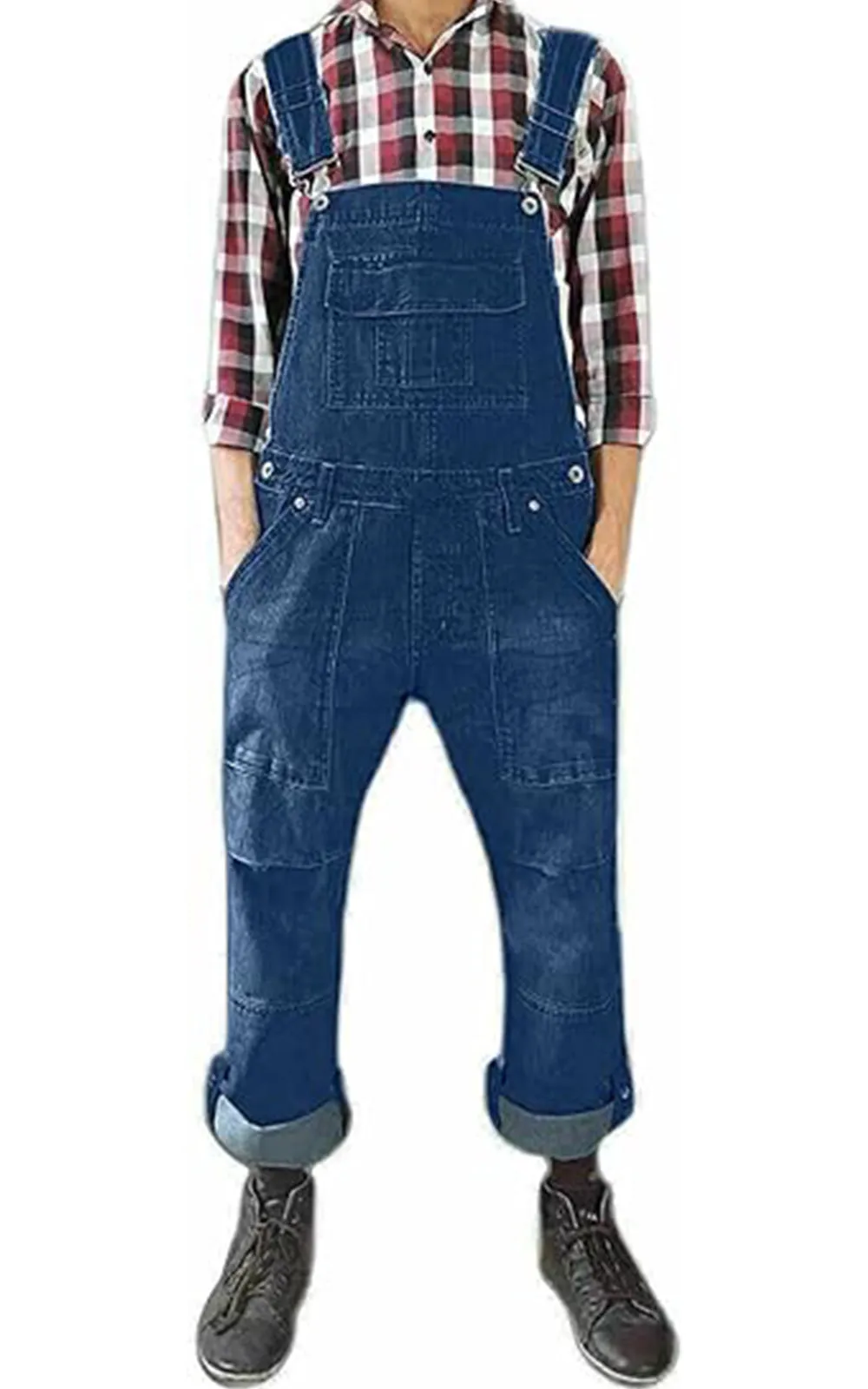 True Face Unisex Denim Dungarees