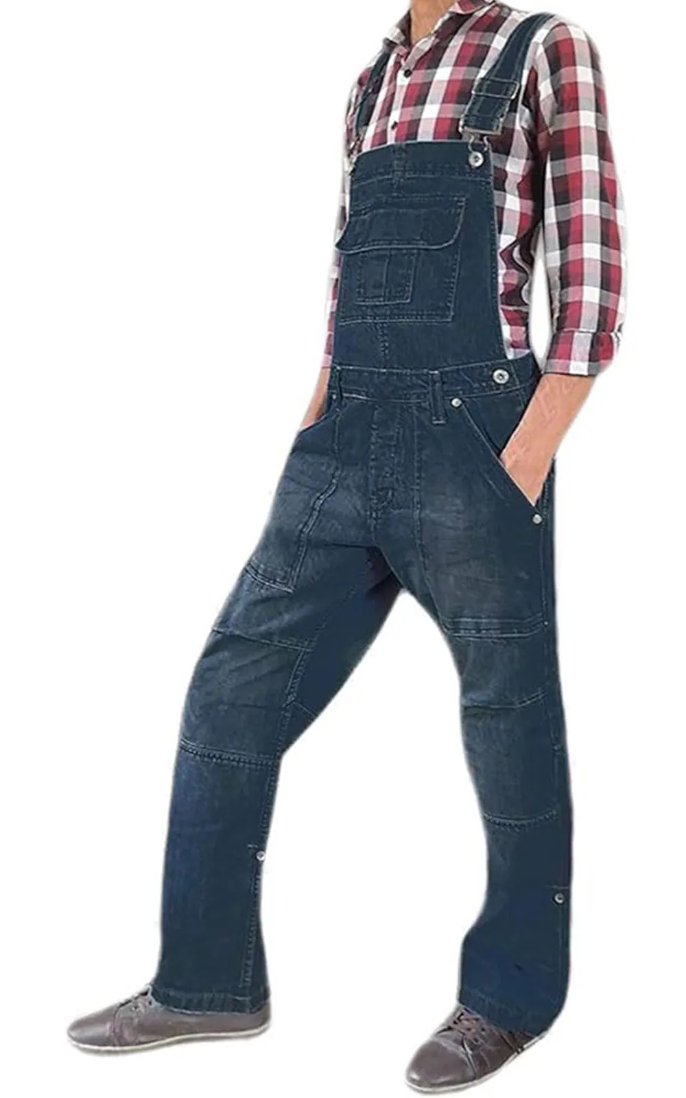 True Face Unisex Denim Dungarees