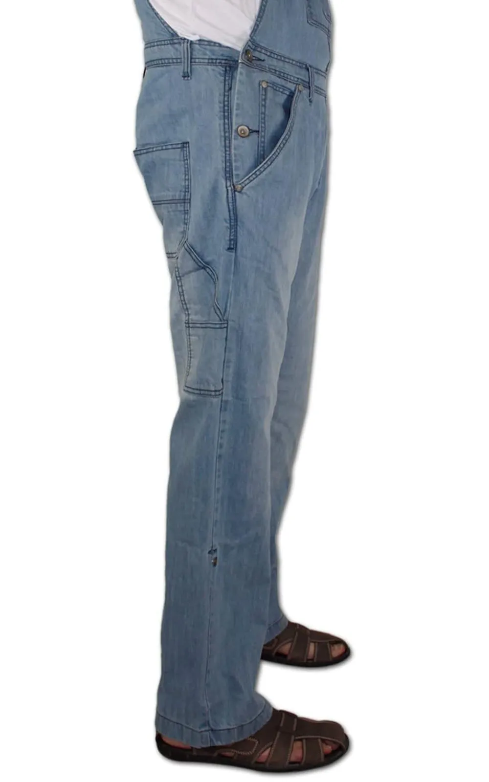 True Face Unisex Denim Dungarees