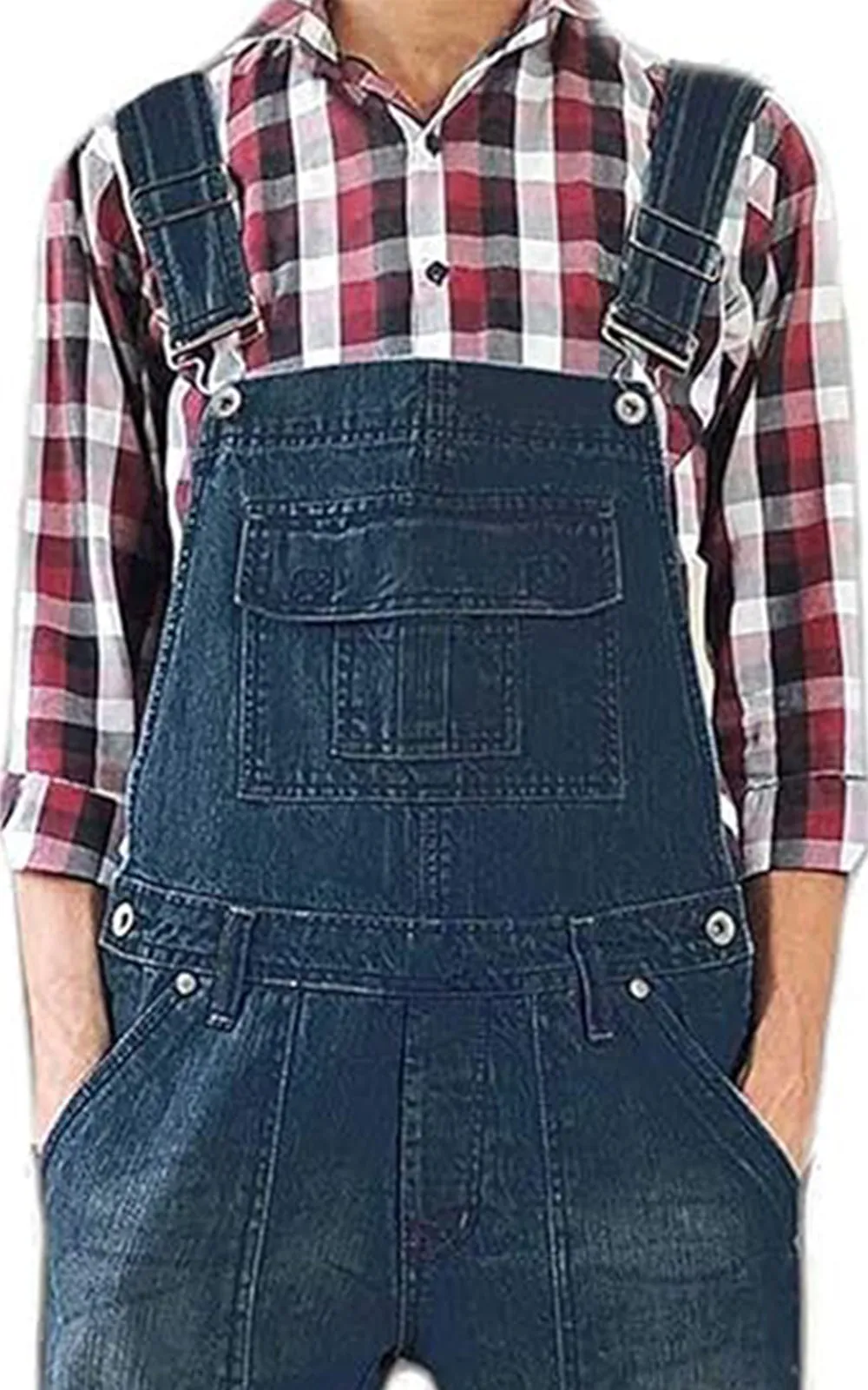 True Face Unisex Denim Dungarees
