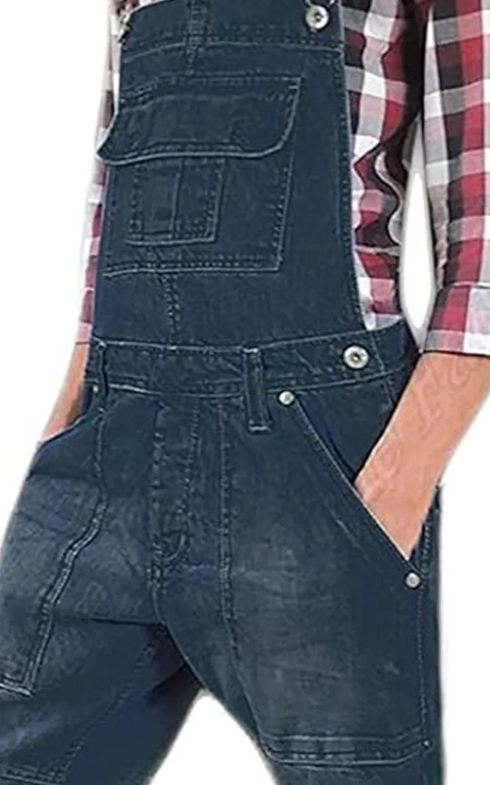 True Face Unisex Denim Dungarees
