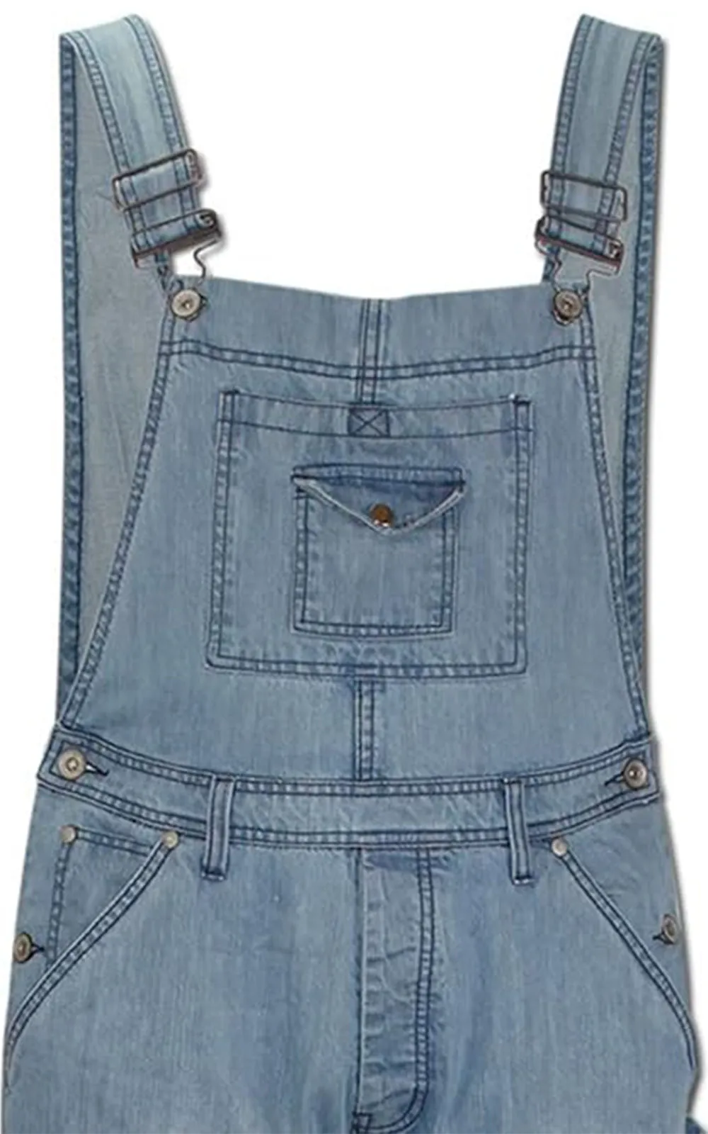 True Face Unisex Denim Dungarees