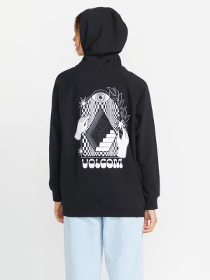 Truly Stoked Kapuzenpullover - BLACK