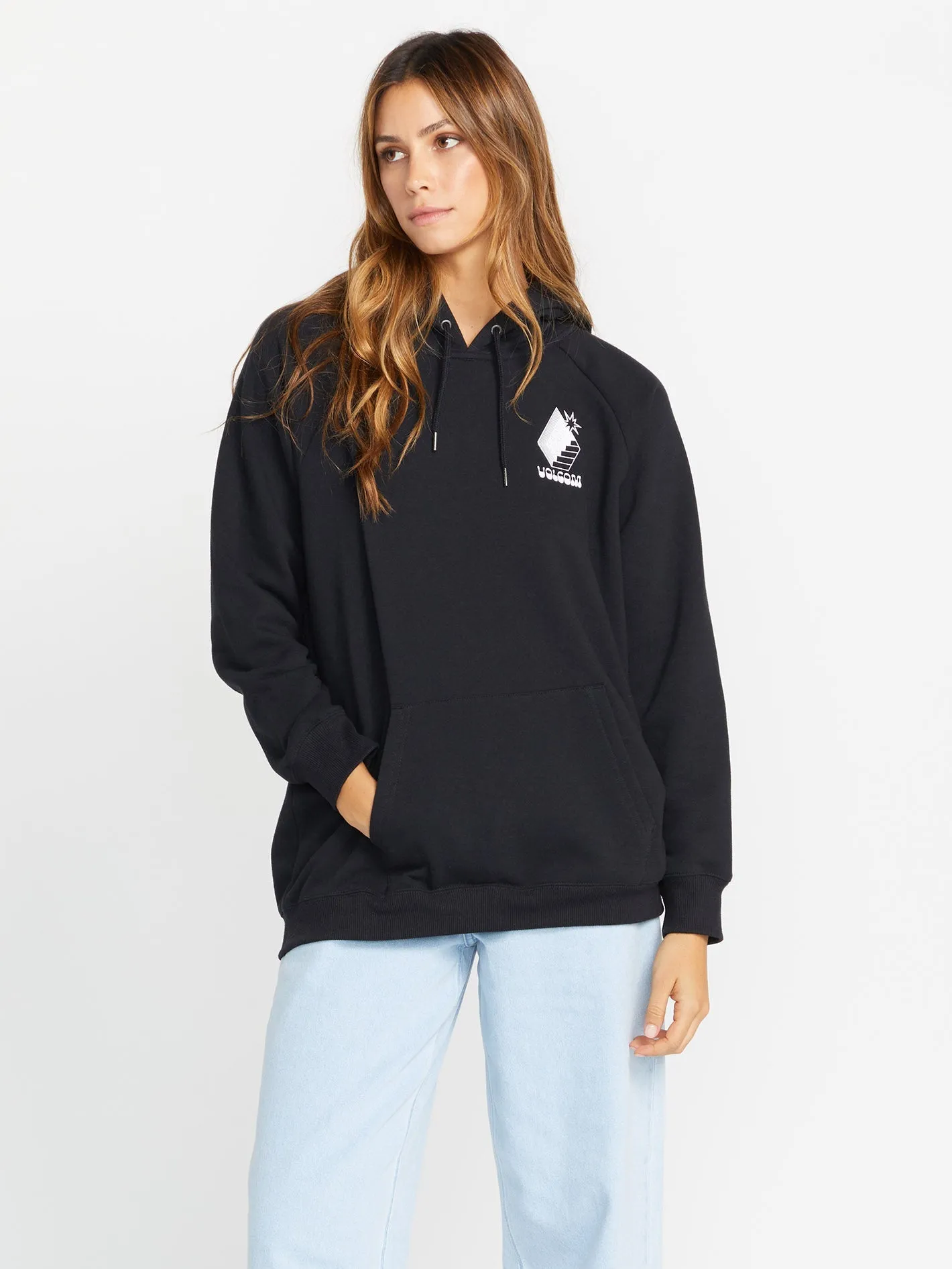 Truly Stoked Kapuzenpullover - BLACK